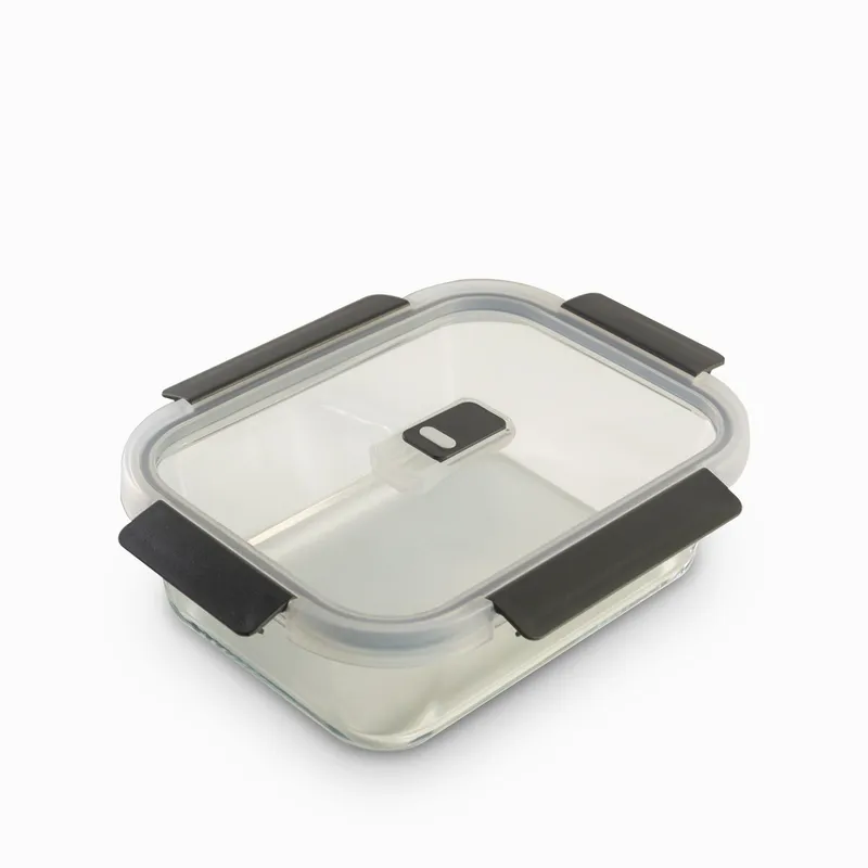 AMBIENTE GOURMET - Recipiente en borosilicato gris 1.5 l