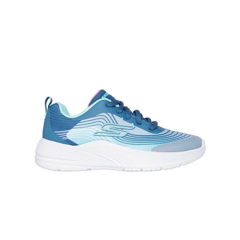 SKECHERS - SKECHERS TENIS MICROSPEC ADVANCE LIFE STYLE JUNIOR AZUL