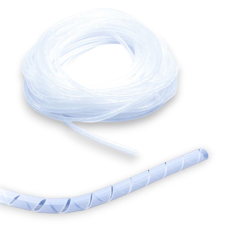 VCP - Espiral organizador cables protector transparente 24mm X 10m