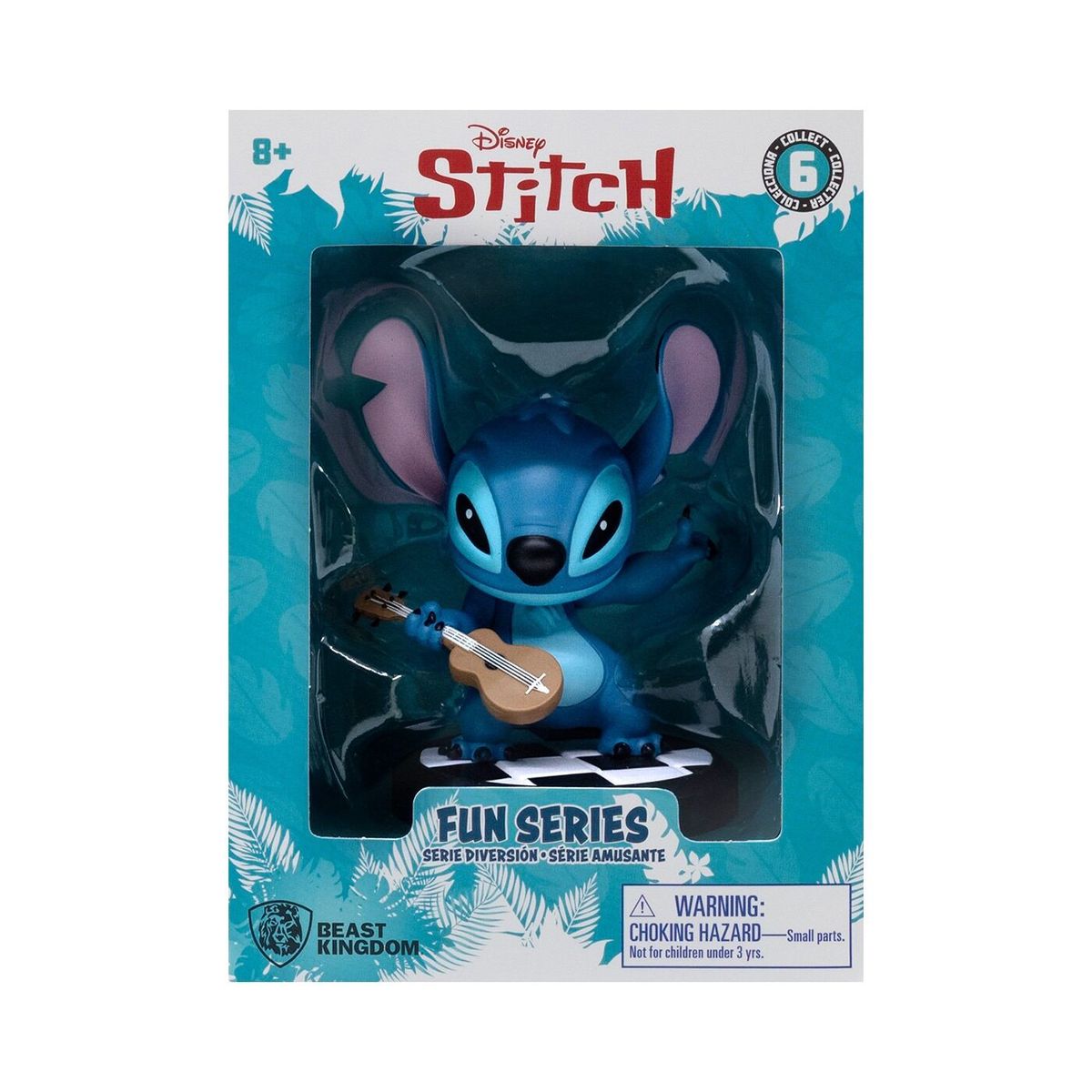 DISNEY - Figura Coleccionable Stitch Guitarrista Disney 1732 10 cms