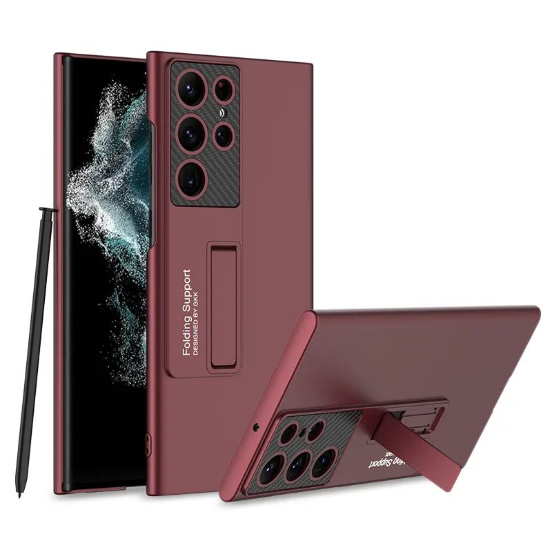 GENERICO - Funda Carcasa Estuche Protector de Lujo Para Samsung S25 Ultra Vino