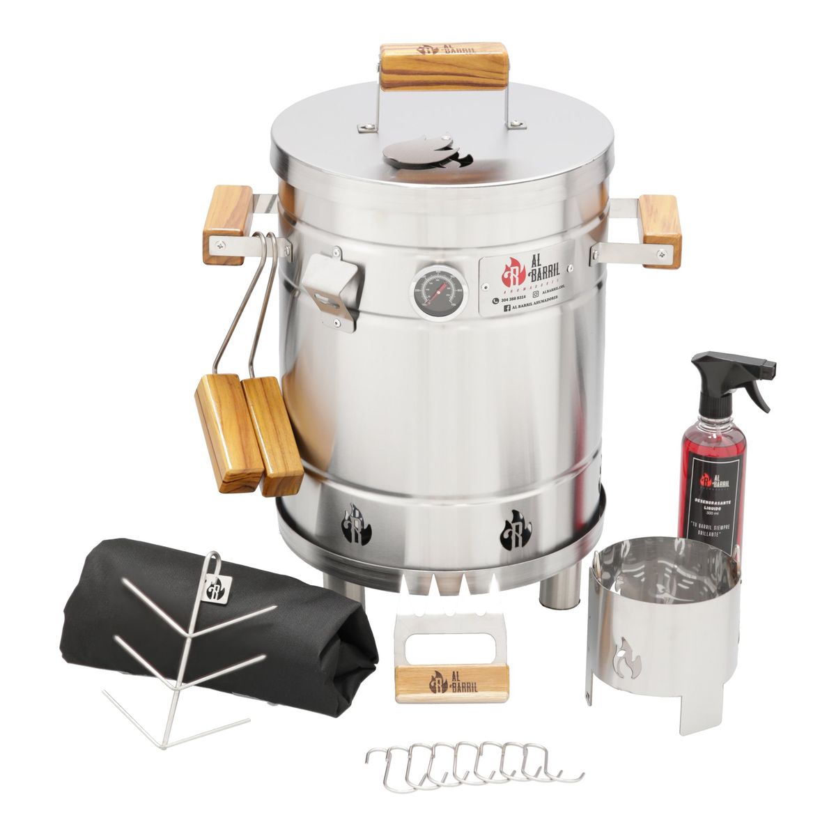 AL BARRIL - Combo Full - Barril 10 lbs + Protector + Garra + Espina 5 niv + Otros.