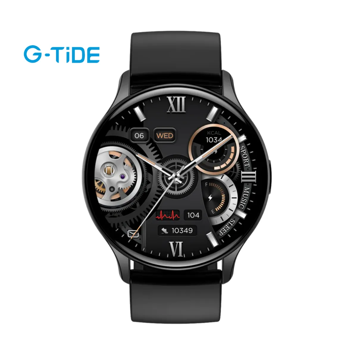 MOBULA - Reloj Inteligente G-TIDE R5 Pantalla AMOLED  Negro