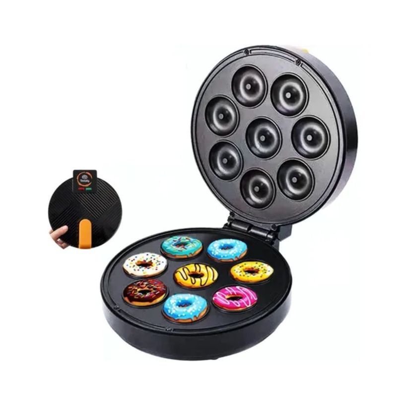DANKI - Maquina Donas Mini Donera Electrica 7 Donas Superficie Antiadherente