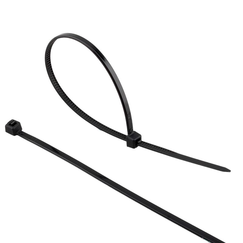 VCP - Amarre Plástico Negro Protección UV 4.8mm x 30cm X100