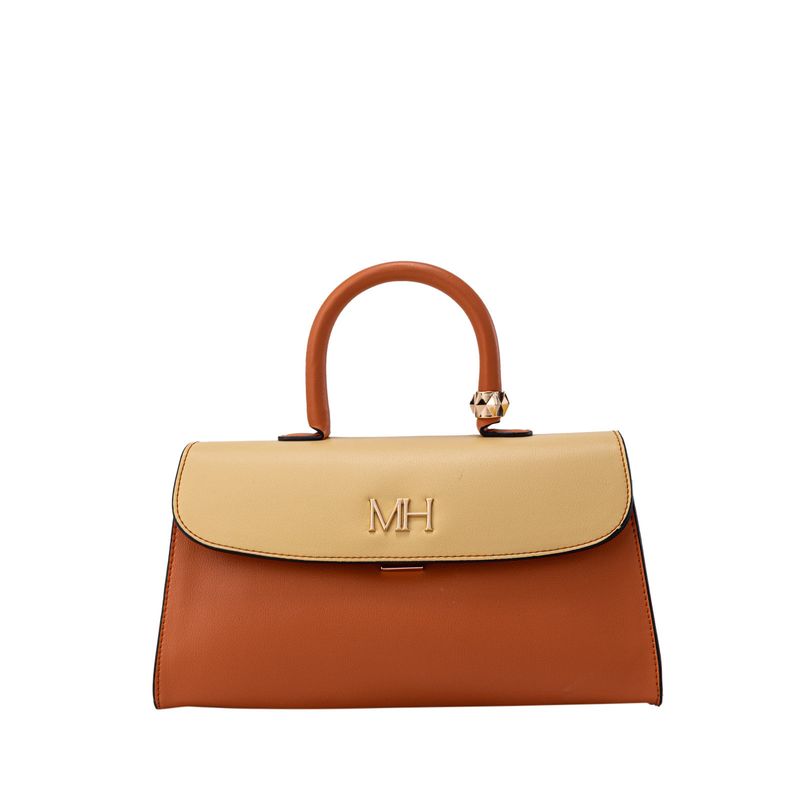 MARIO HERNANDEZ - Bolso De Mano Horizontal Lili Camel Bahía