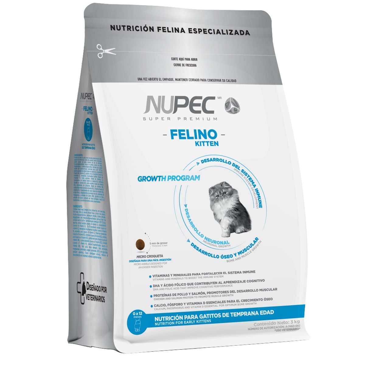 NUPEC - Alimento Nupec Felino Kitten 3000g