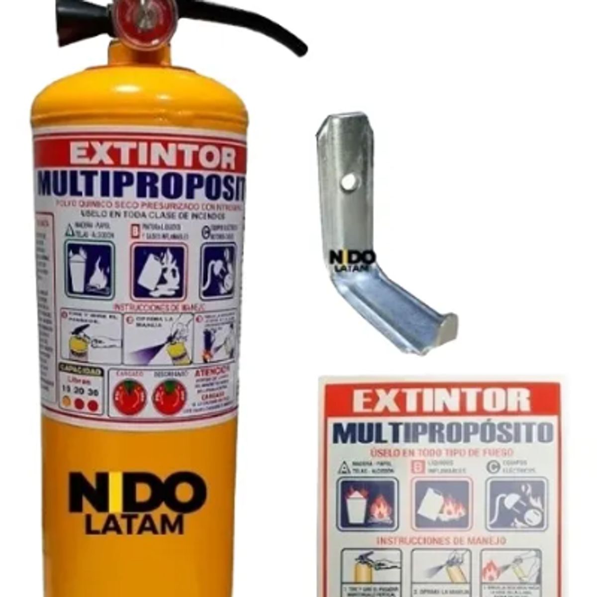 GENERICO - EXTINTOR MULTIPROPOSITO ABC 20 LBS