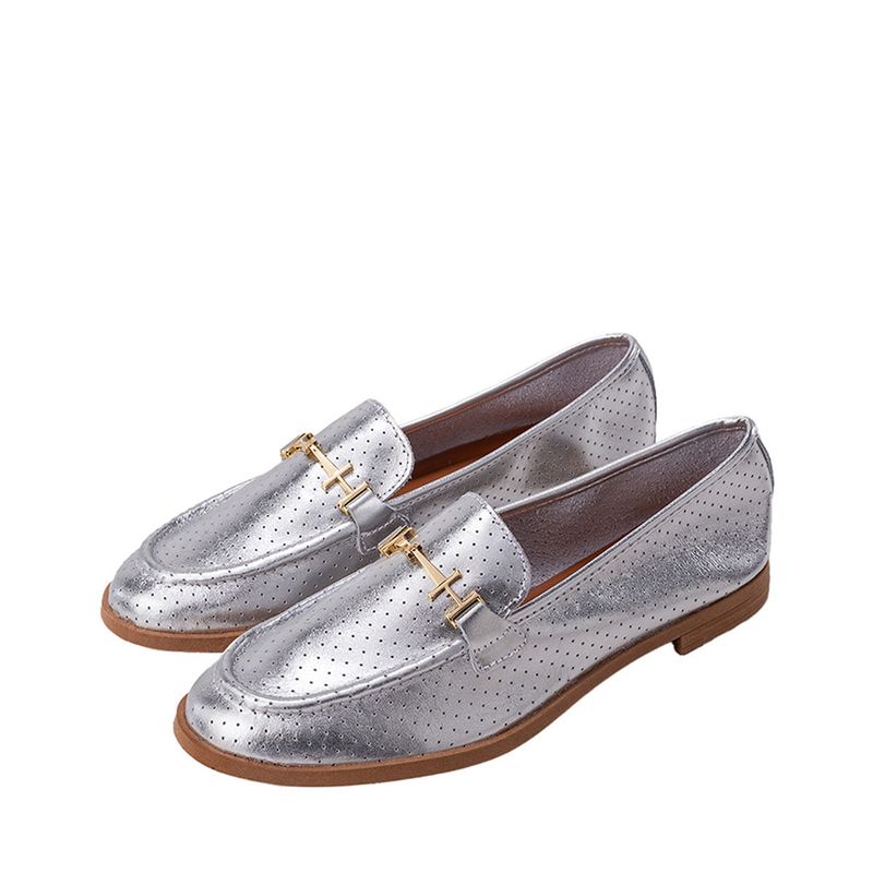 MARIO HERNANDEZ - Mocasín Loafer Gracia Plata Julia