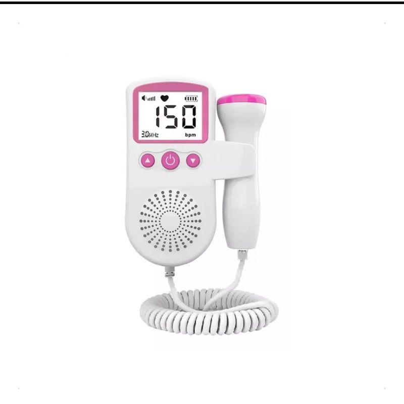 GENERICO - Monitor de frecuencia cardíaca para bebés con ecografía Doppler fetal