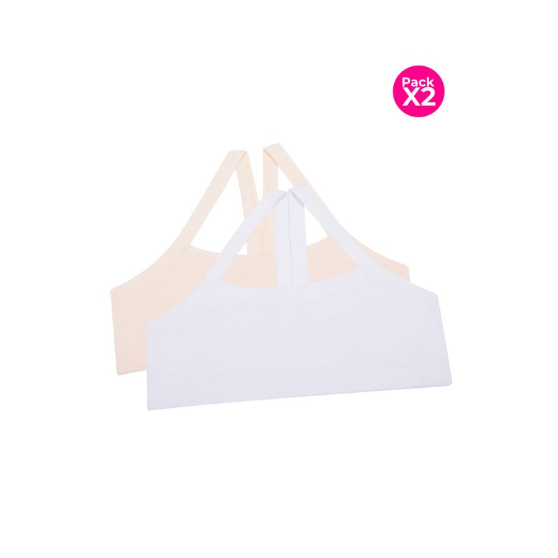 LILI PINK - Top para niñas paquete x2 en álgodon