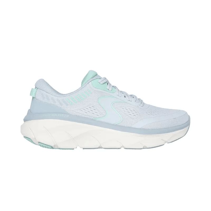 SKECHERS - Tenis Skechers Para Mujer D´Lux Walker 2.0 Active Pace Color Gris y Verde