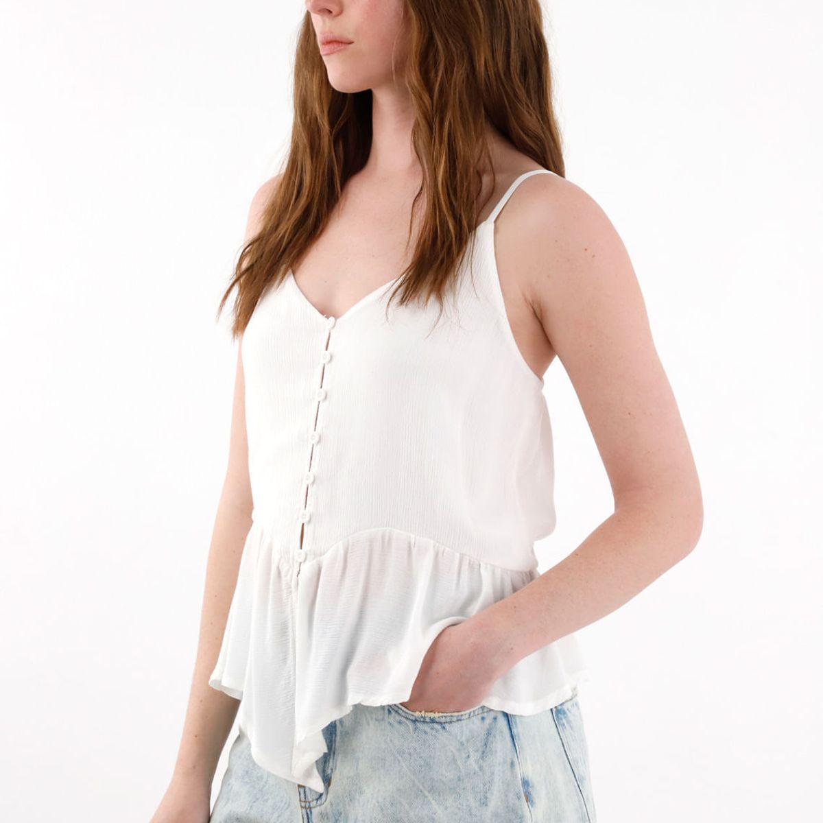 TENNIS - Camisa crudo con textura y bolero para mujer