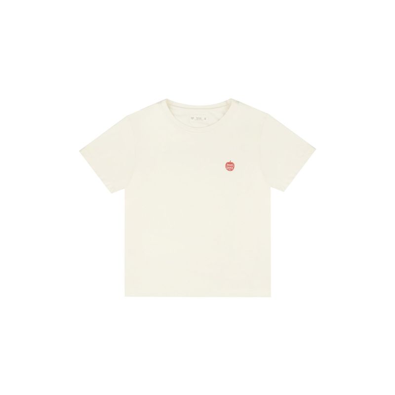 TENNIS - Camiseta manga corta estampada crudo para mujer