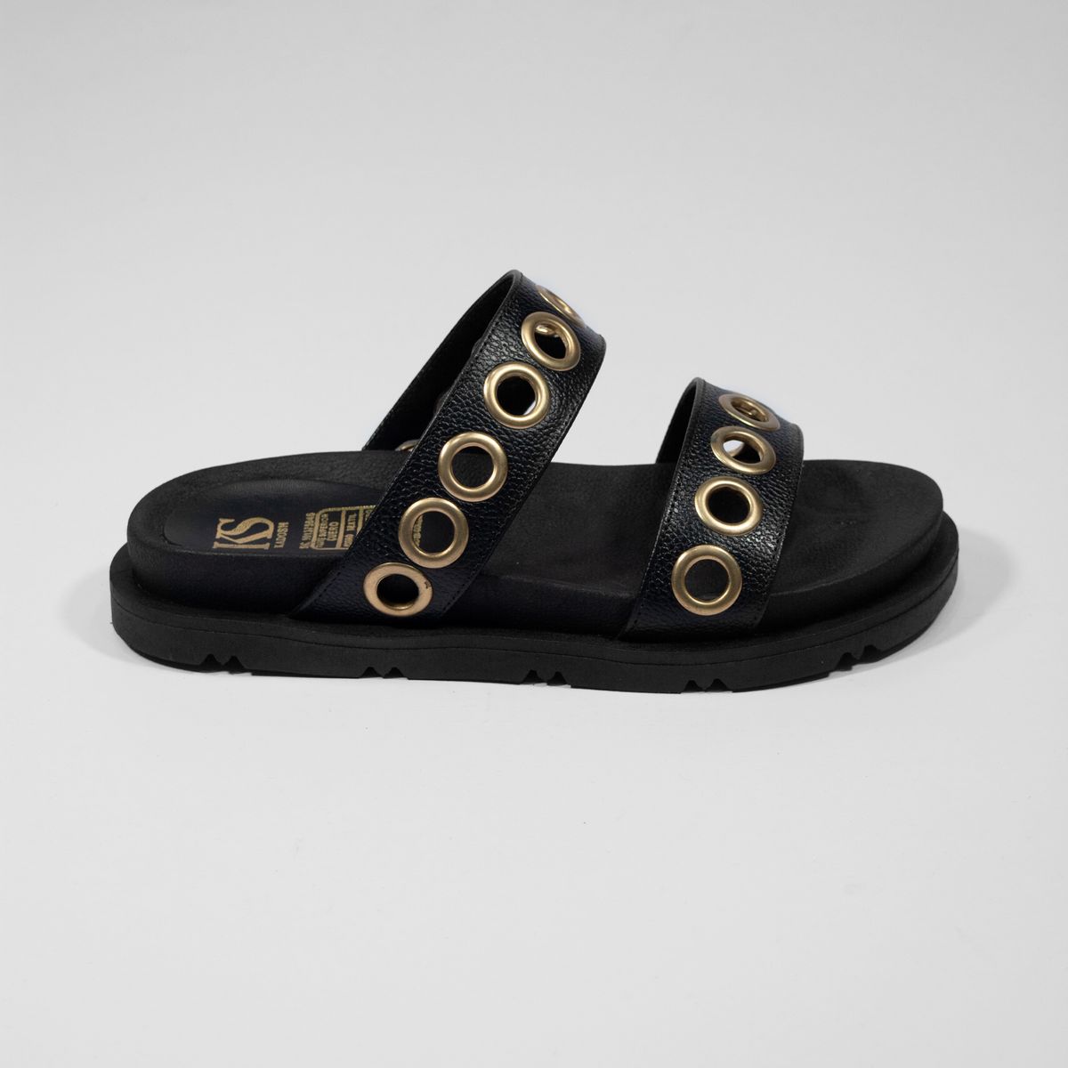 KADOSH - Sandalia para Mujer Negra Camelia