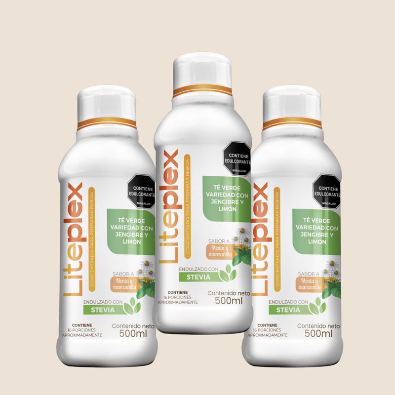 UNMERCO - Combo 3 Liteplex 500ml – Alivio Gastritis, Acidez, Reflujo y Digestión