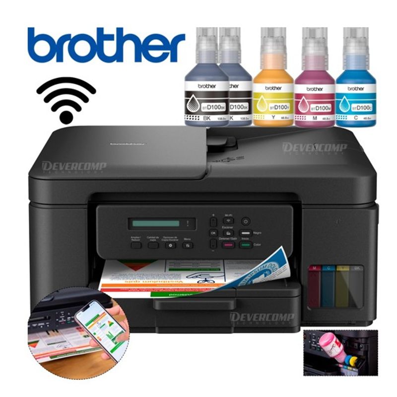 BROTHER - IMPRESORA MULTIFUNCIONAL BROTHER DCP-T730DW - WIFI USB - DUPLEX