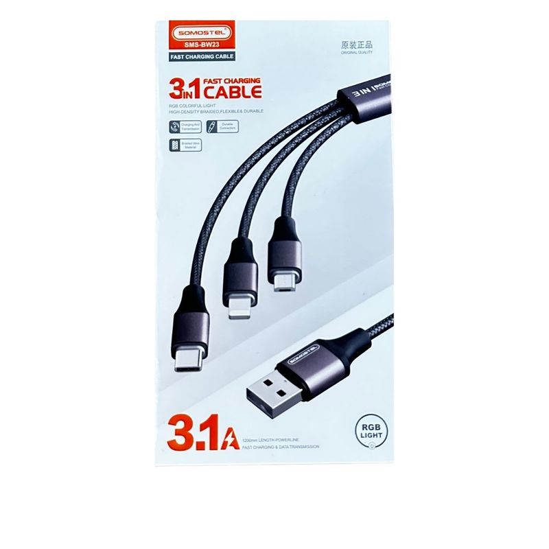 GENERICO - Cable Pulpo Tipo C Usb V8 Carga Rapida