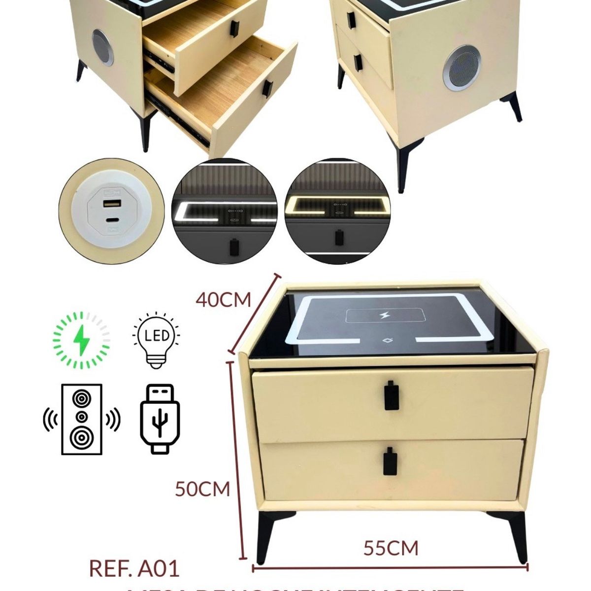 GENERICO - Mesa de noche inteligente