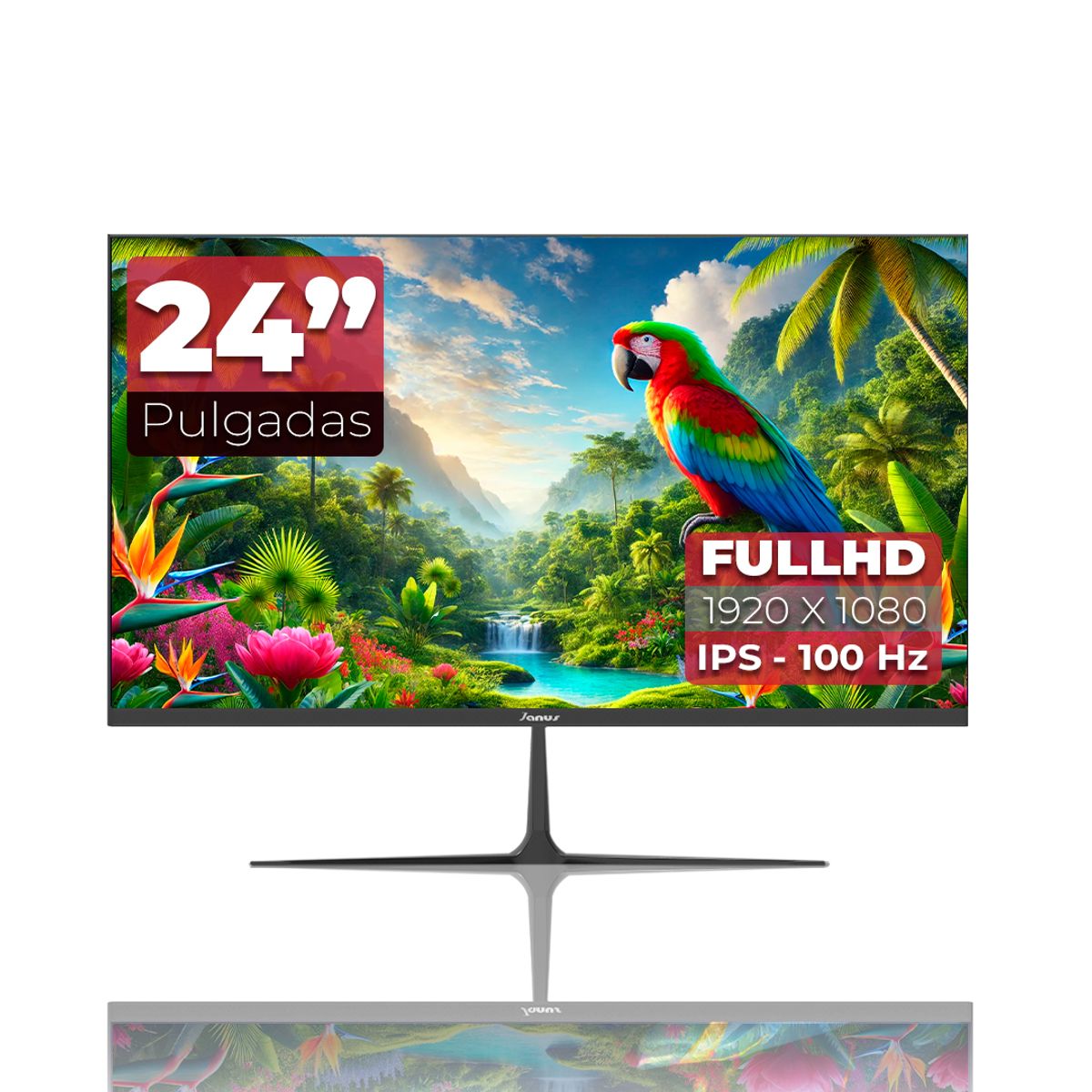 JANUS - Computador Gamer Ryzen 5 5600GT RAM 16GB RGB SSD 512GB Monitor 24 Pulgadas 100Hz