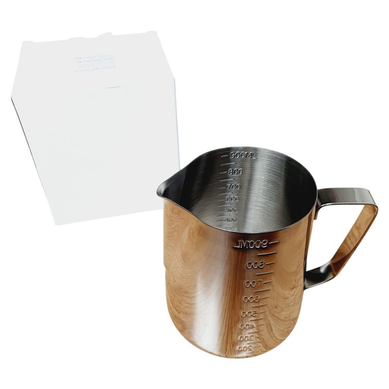 GENERICO - Jarra Espumadora Acero Inoxidable Leche Caliente Cafe 900ml