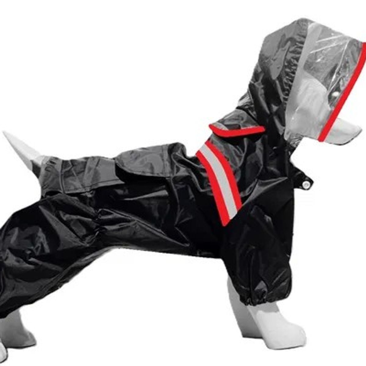GENERICO - VESTIDO IMPERMEABLE CAPA PERRO LLUVIA PONCHO MASCOTA PERRITO