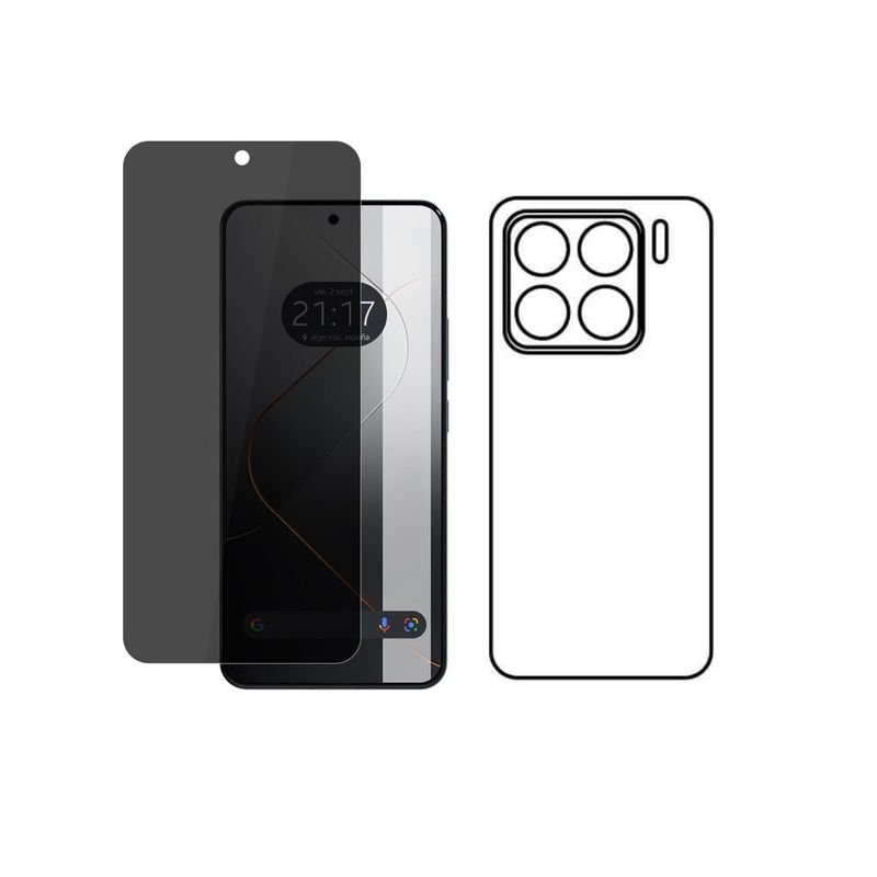 GENERICO - Protector Antiespia +Trasero en Hidrogel Para Xiaomi 15 Pro