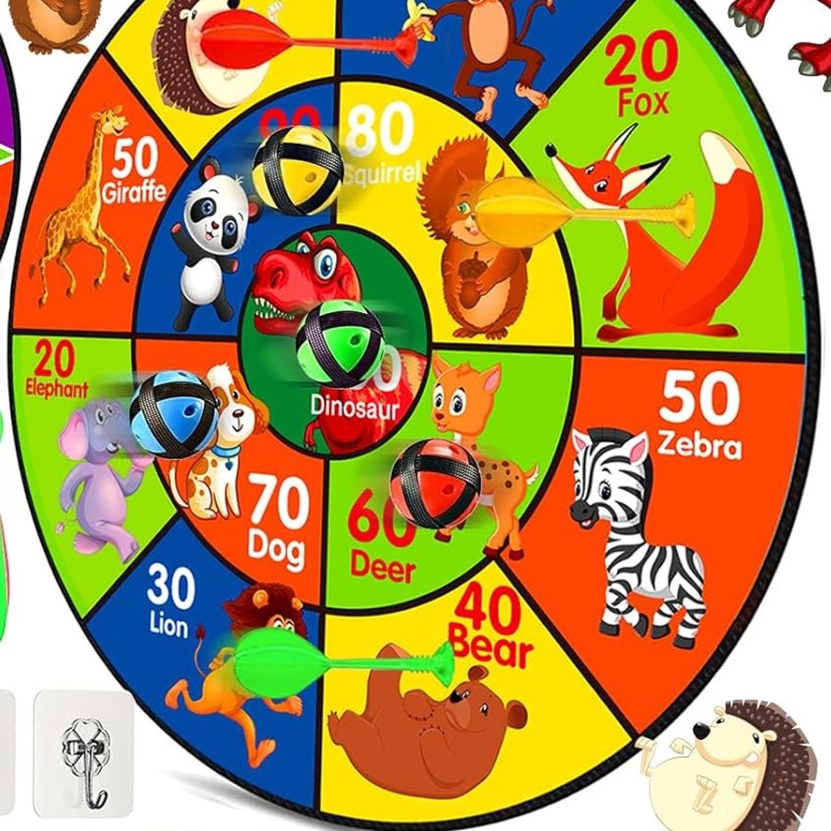 GENERICO - Diana Grande De Dardos Para Niños Plegable