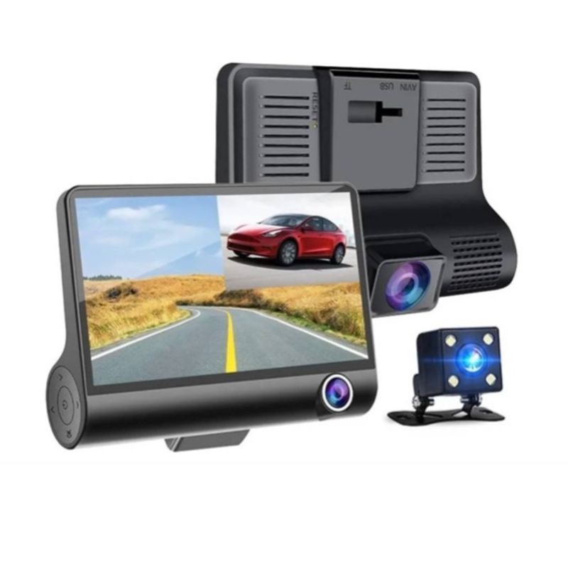 GENERICO - Camara DVR 3 lentes para carro JG-X001 643-5