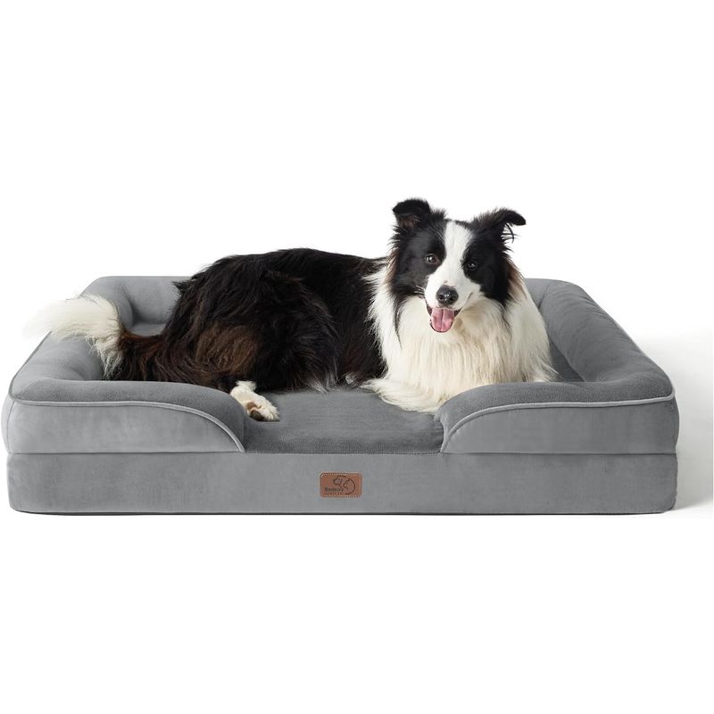 GENERICO - Bedsure Sofá Cama Ortopédica Perro Mediano 71 X 58 X 16 Cms