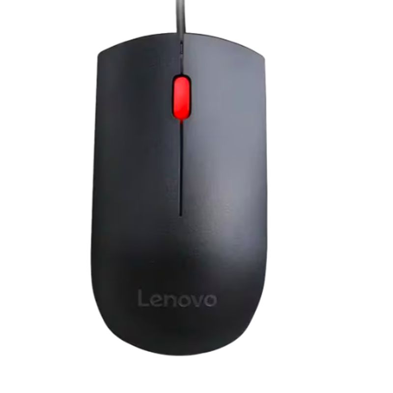 LENOVO - MOUSE LENOVO ESSENTIAL - ALAMBRICO - NEGRO - USB - 4Y50R20863