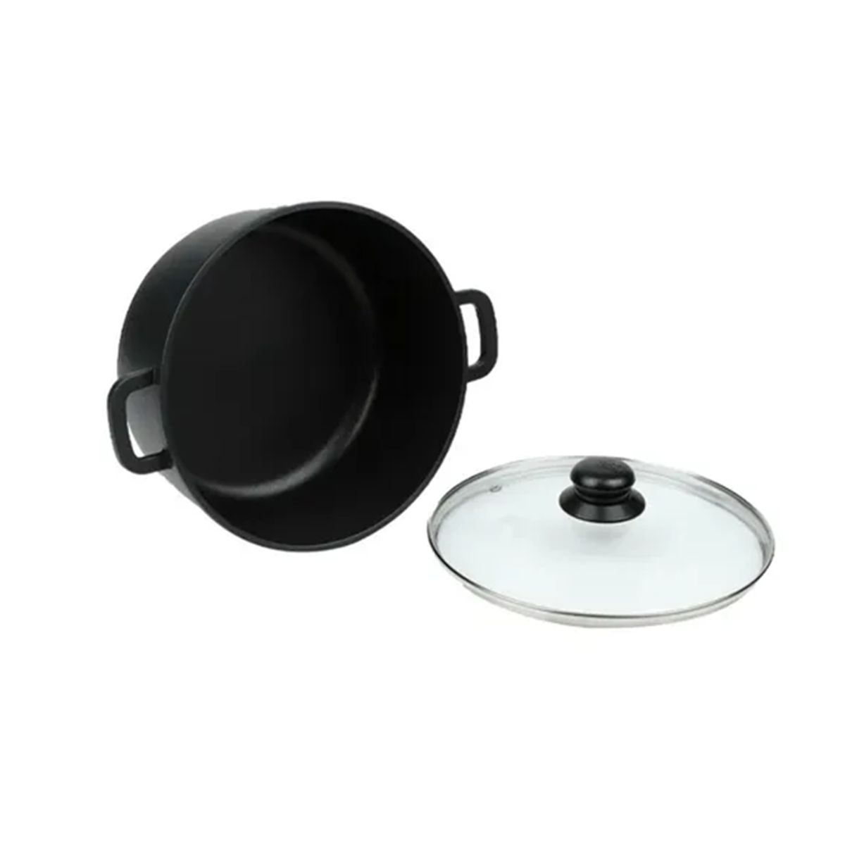 DKASA - Caldero Dkasa Antiadherente 24 x 11.5 Cm Negro FK9324