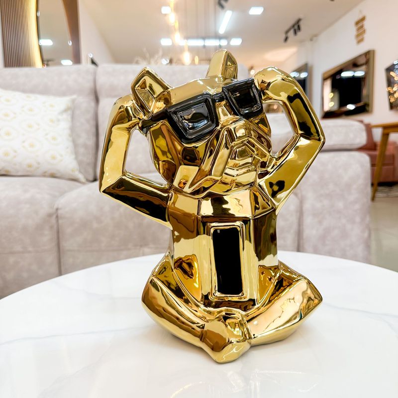 GENERICO - Figura Decorativa Perro Golden
