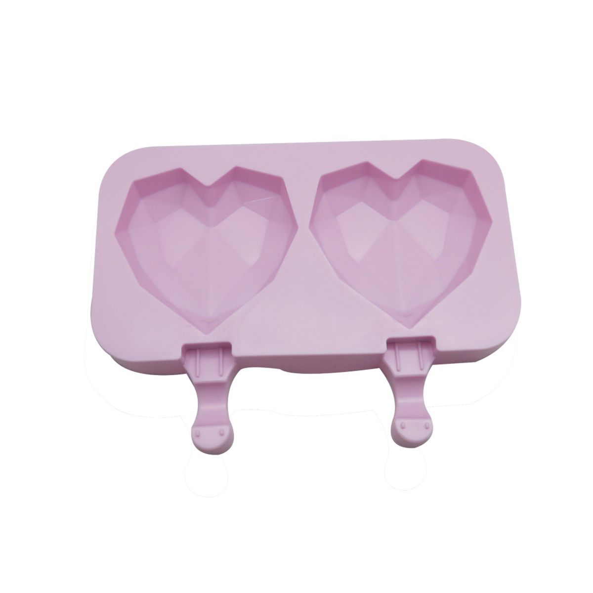 ORQUIDEA - Molde paleta corazon geometrico x 2