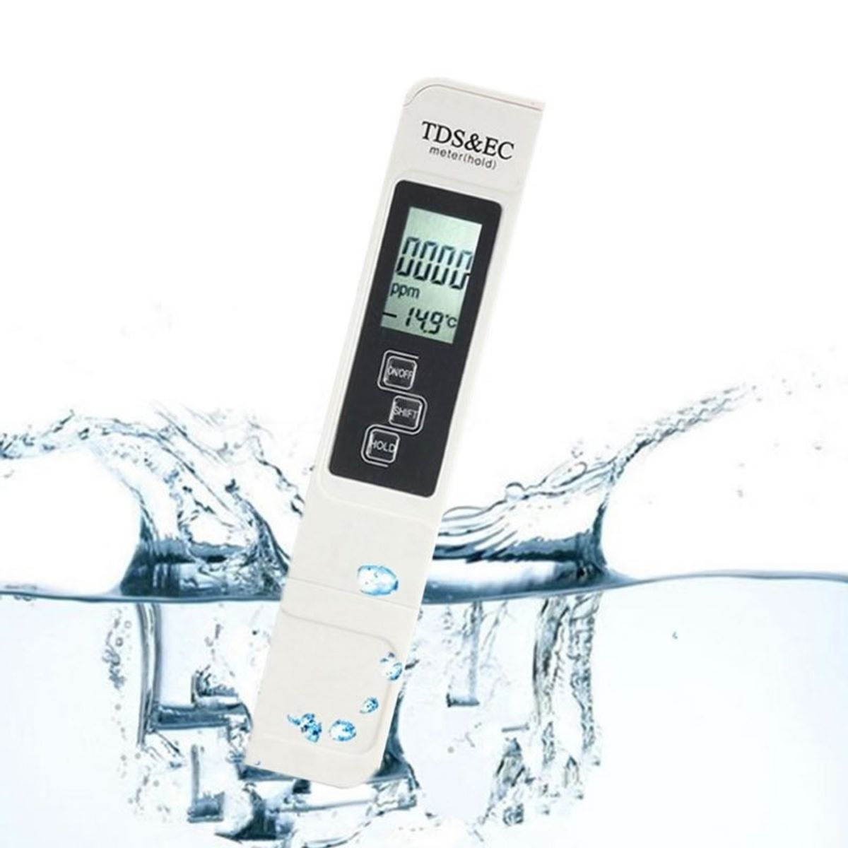 GENERICO - Conductimetro Medidor Tds Ec Digital Calidad Agua Termometro