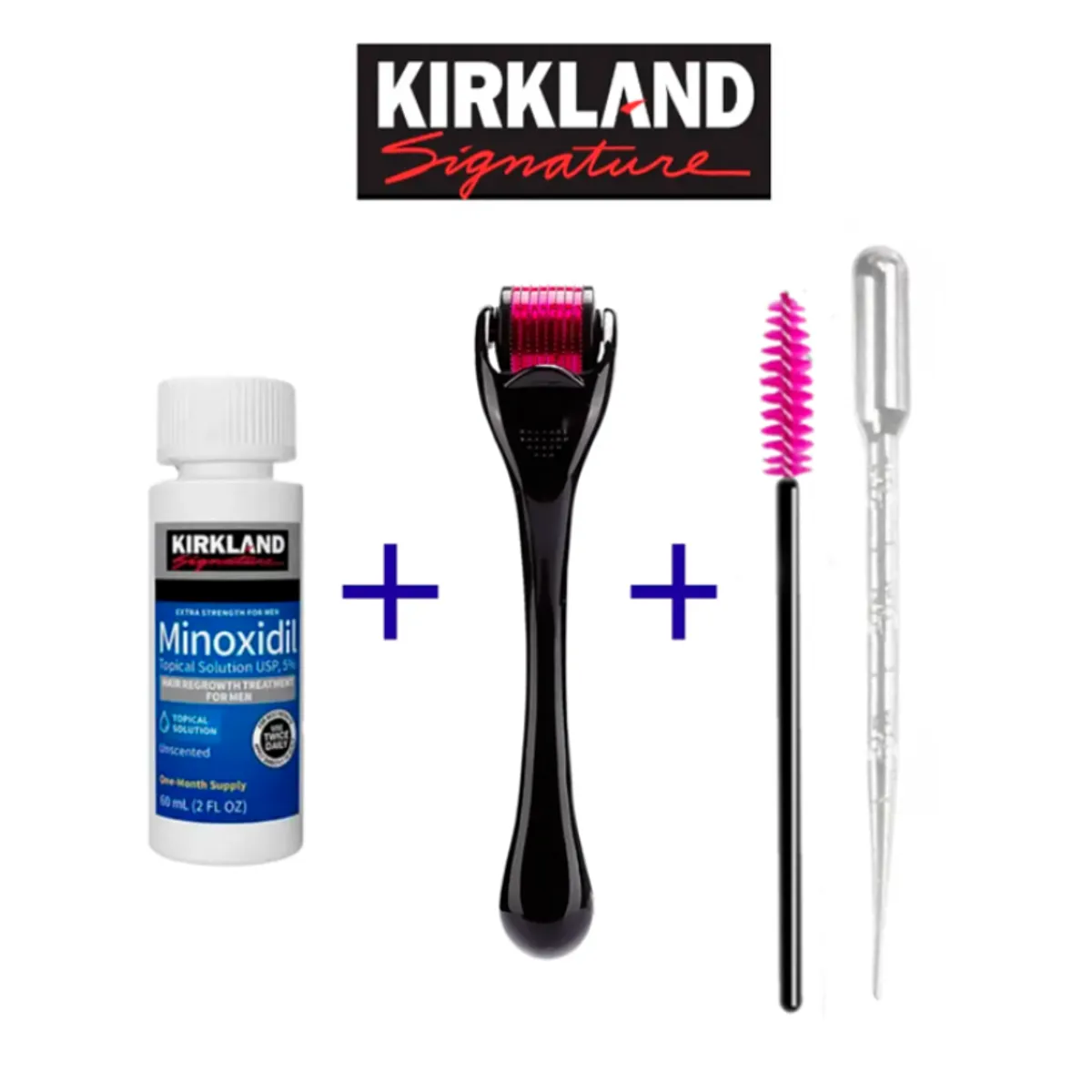 USA - Minoxidil 5% 1 botella + dermaroller