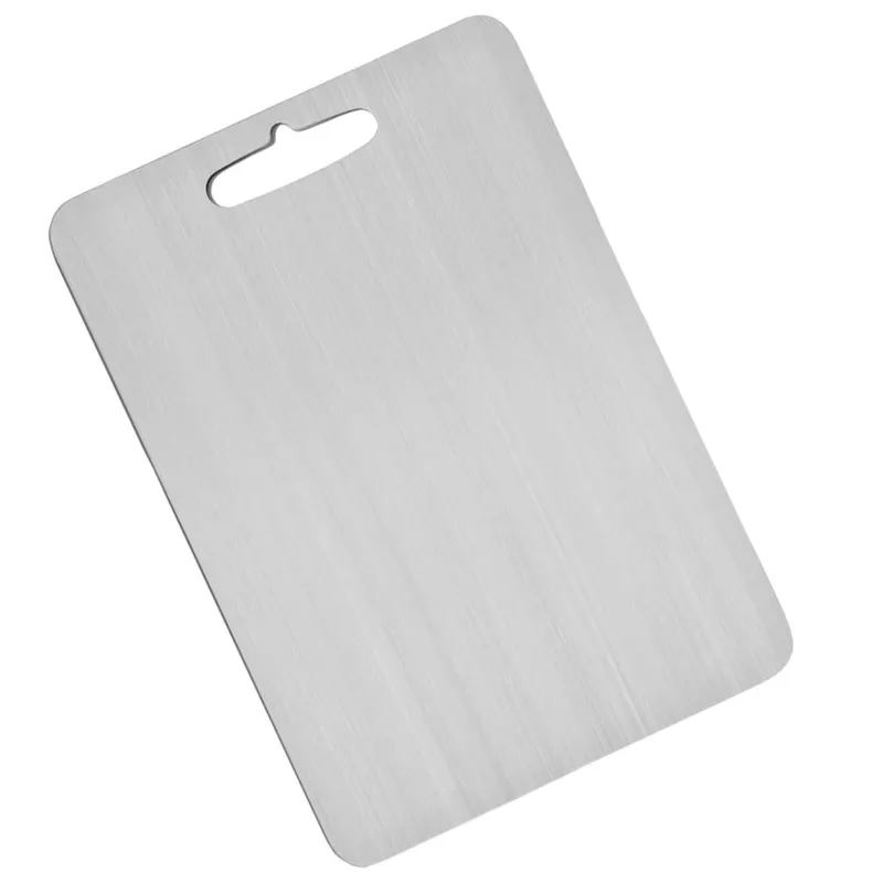 TRIPLE CLEAN - Tabla para cortar alimentos acero 201ss 29 x 20 cm
