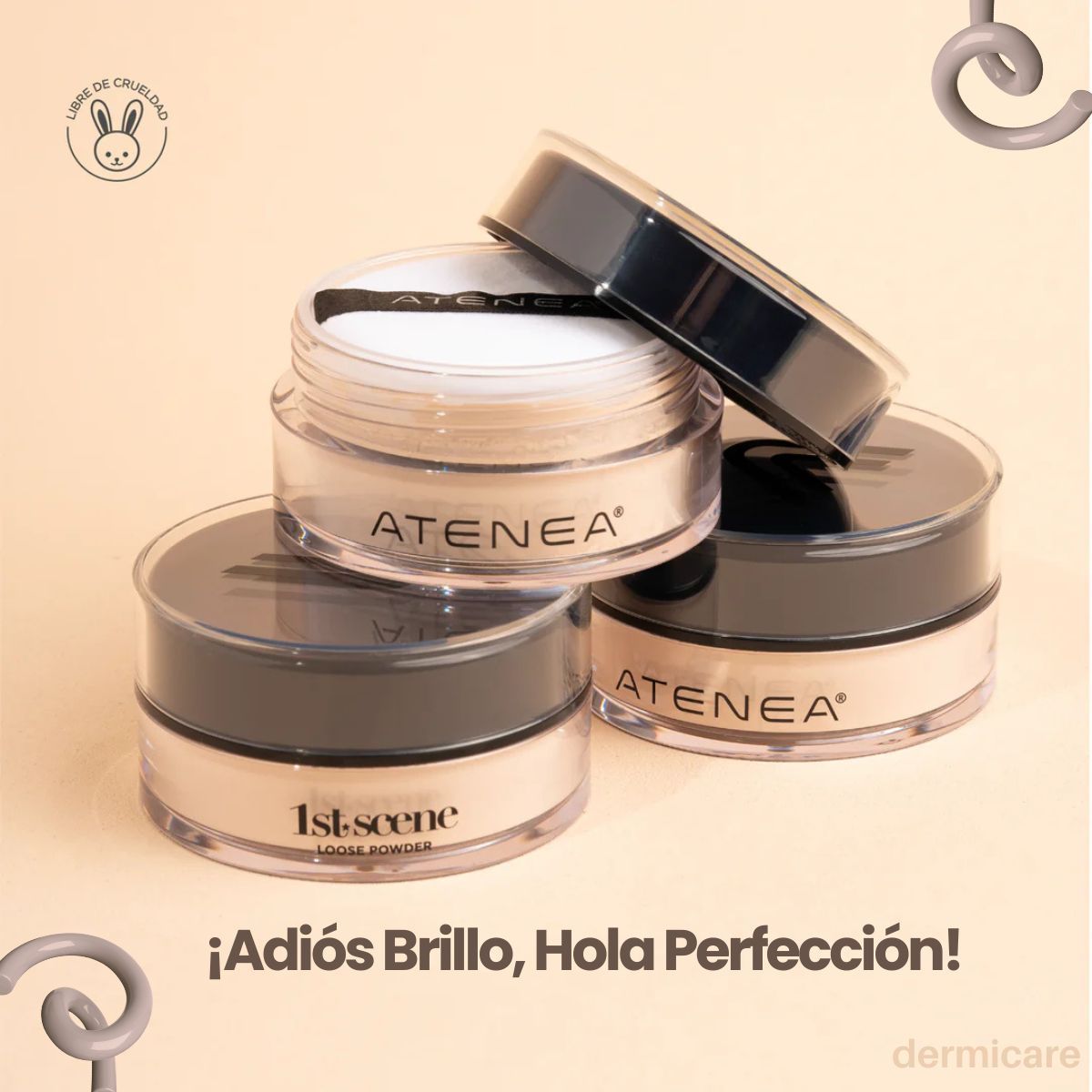 GENERICO - Polvo Suelto Traslúcido Atenea La Magia de un Rostro Mate