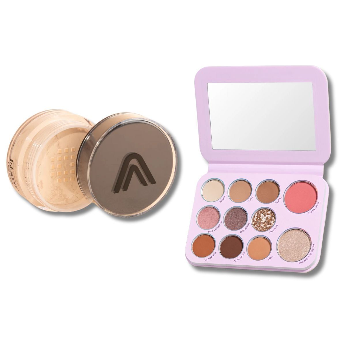 GENERICO - Polvo Suelto Atenea + Paleta Sombra 9en1