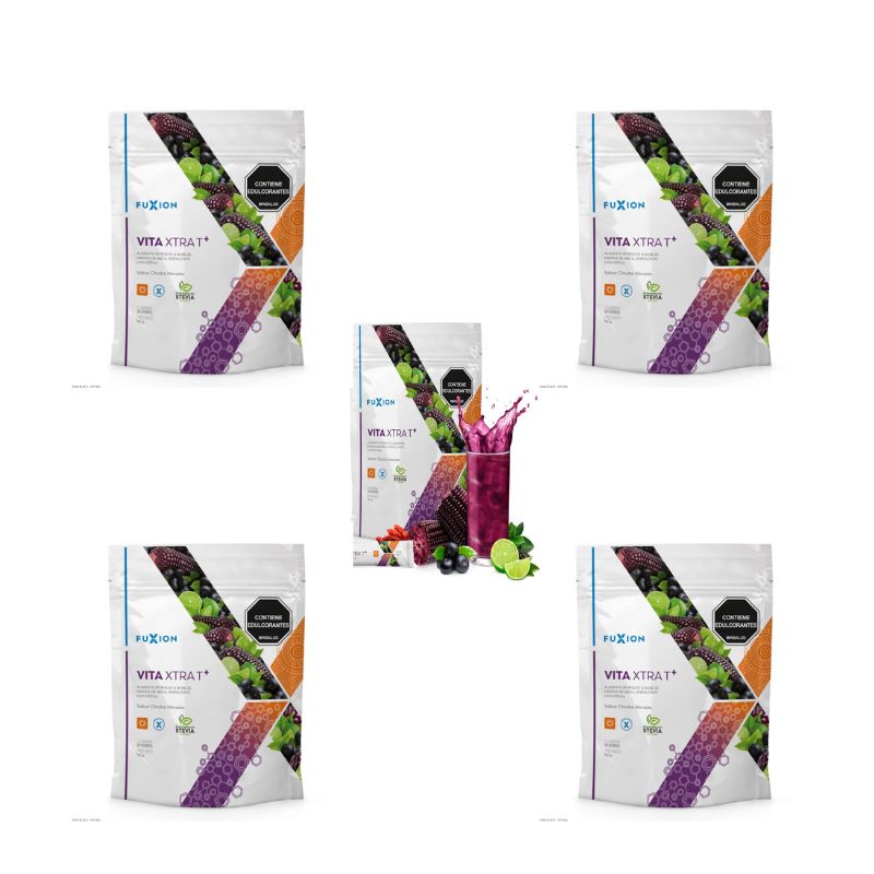 FUXION - Vita Xtra T+ Pack x 5 - Revitalizante Natural - Multivitaminico