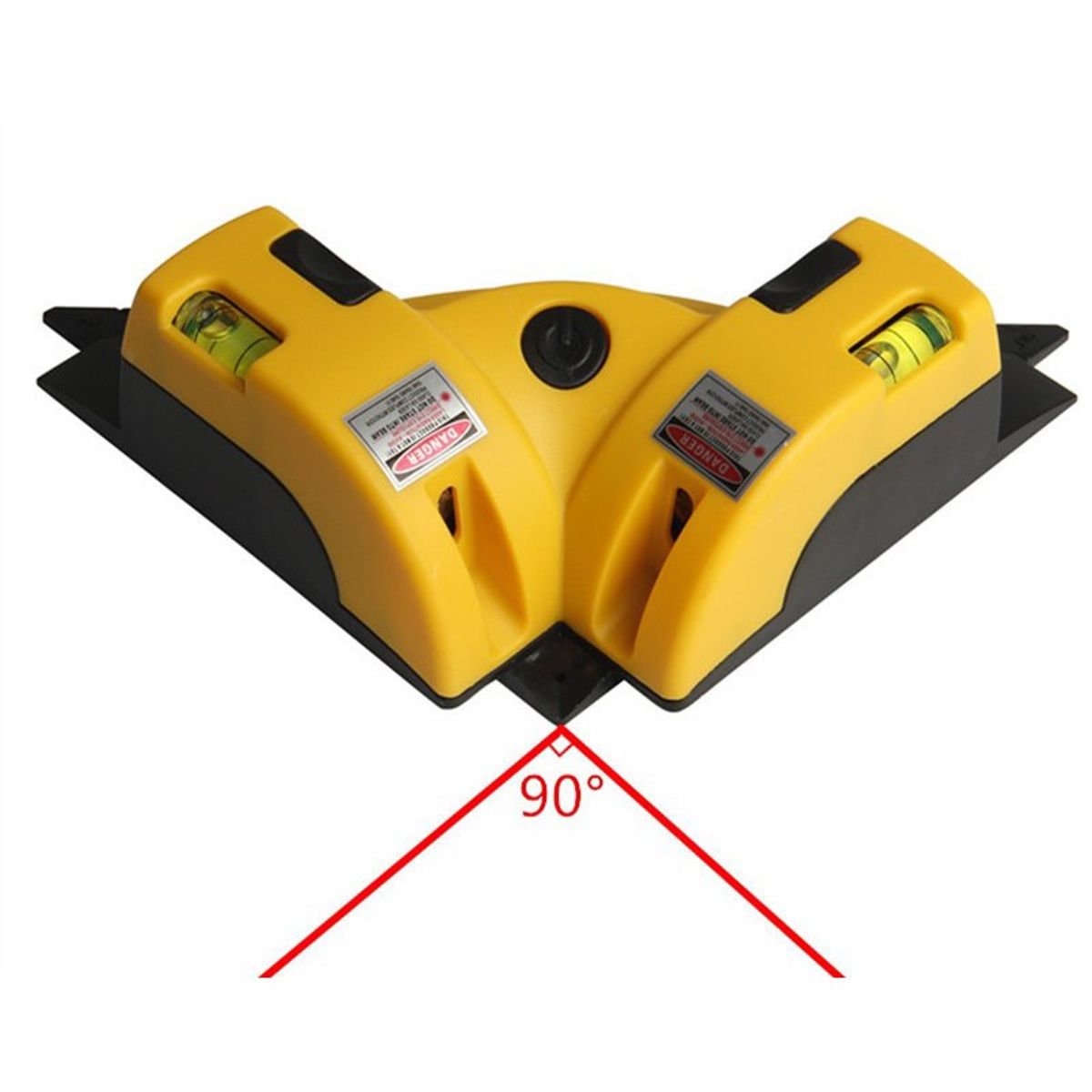 GENERICO - Escuadra laser original 90 grados nivel angulo recto porcelanato