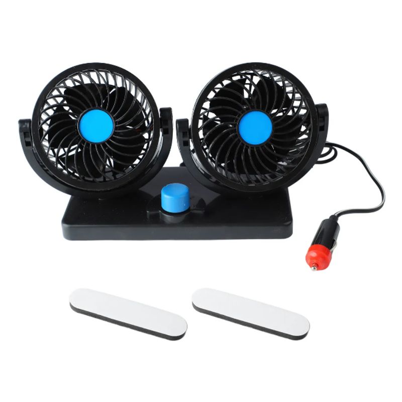 GENERICO - ventilador doble  para carro seisa