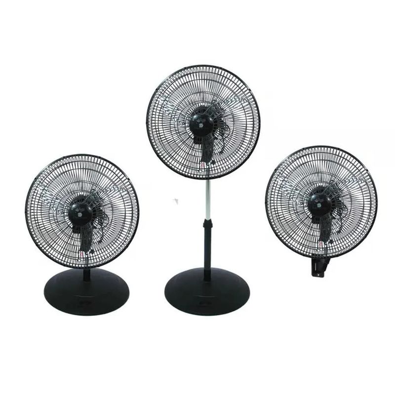 GENERICO - Ventilador Negro 360º 2 en 1 50134N Breeze Line