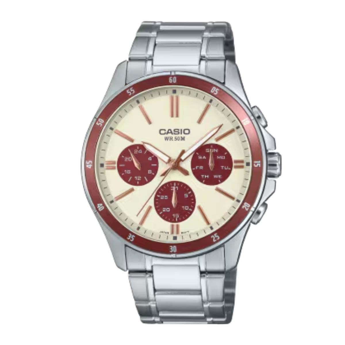 CASIO - Reloj Hombre Casio MTP-1374D-5A2V Diseño Deportivo