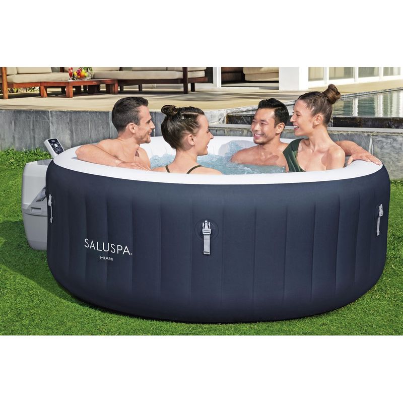 BESTWAY - Spa / Piscina / Jacuzzi Inflable  Bañera De Hidromasaje Para 4 Personas