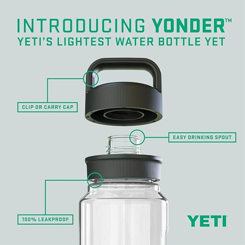 YETI - Botella de Agua YETI Yonder Ligera Antifugas BPA-Free