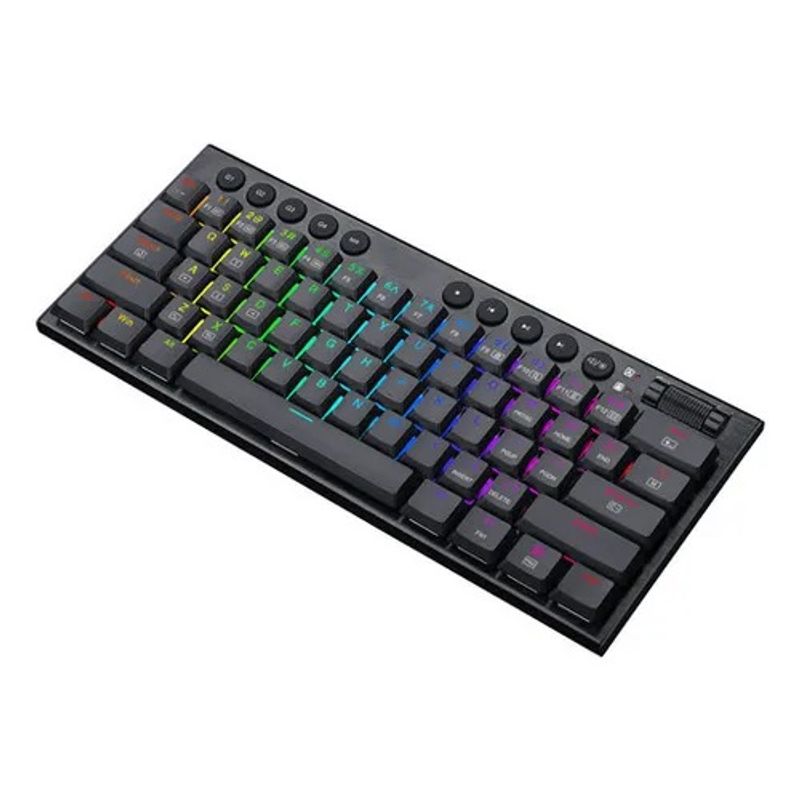 REDRAGON - TECLADO MECÁNICO GAMER 60% RGB INALÁMBRICO COMPACTO Y PORTÁTIL
