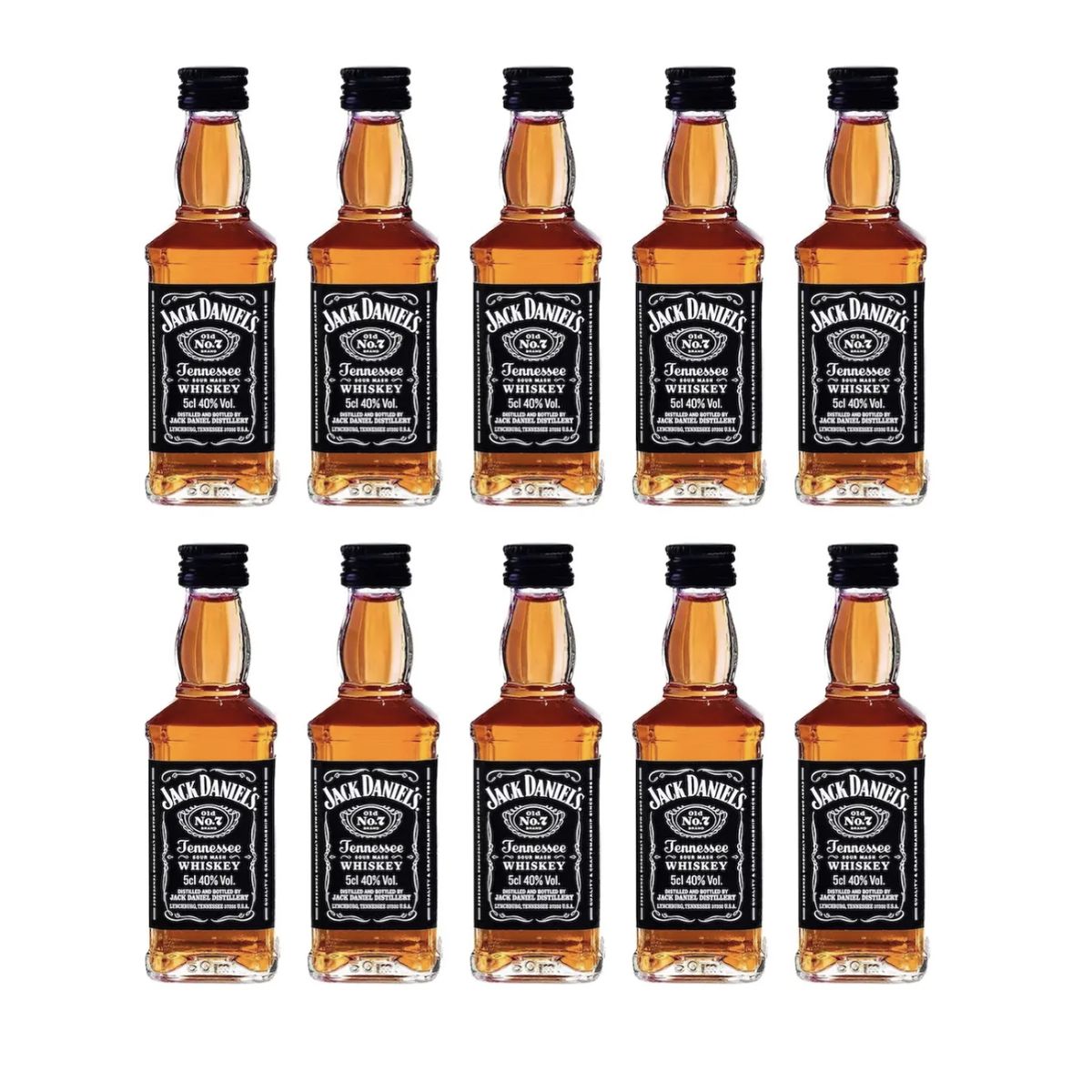 JACK DANIELS - Miniatura De Whiskey Jack Daniels X10