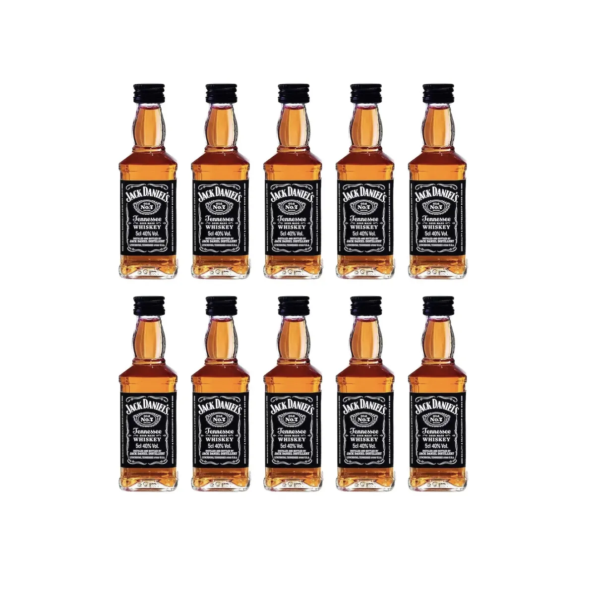 JACK DANIELS - Miniatura De Whiskey Jack Daniels X10