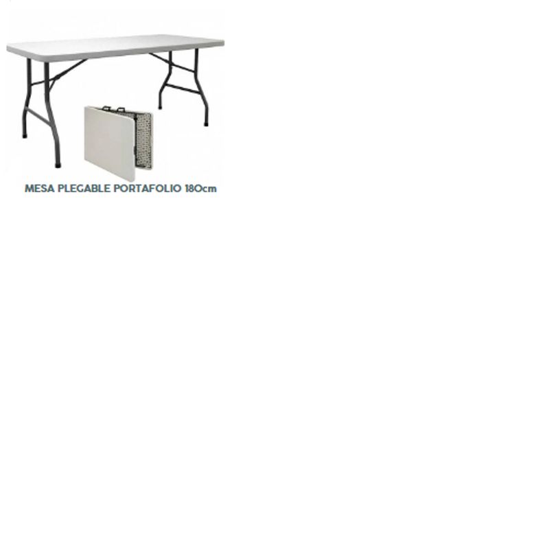 GENERICO - Mesa Plegable Portafolio de 180 cm